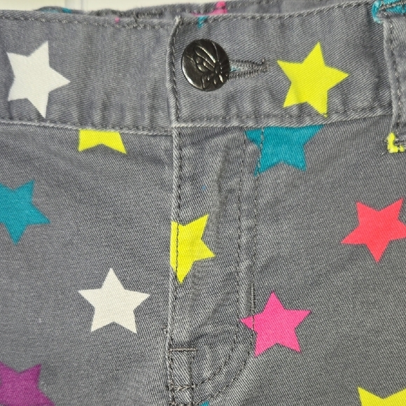 PLACE Gray Jeggings Colorful Stars JR. 12 ADJ WAIST  Y2K FUN UNIQUE COMFY BOLD - Picture 14 of 14